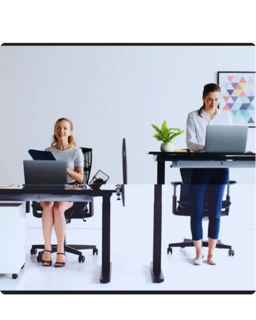 Standing desk vs. sitting desk