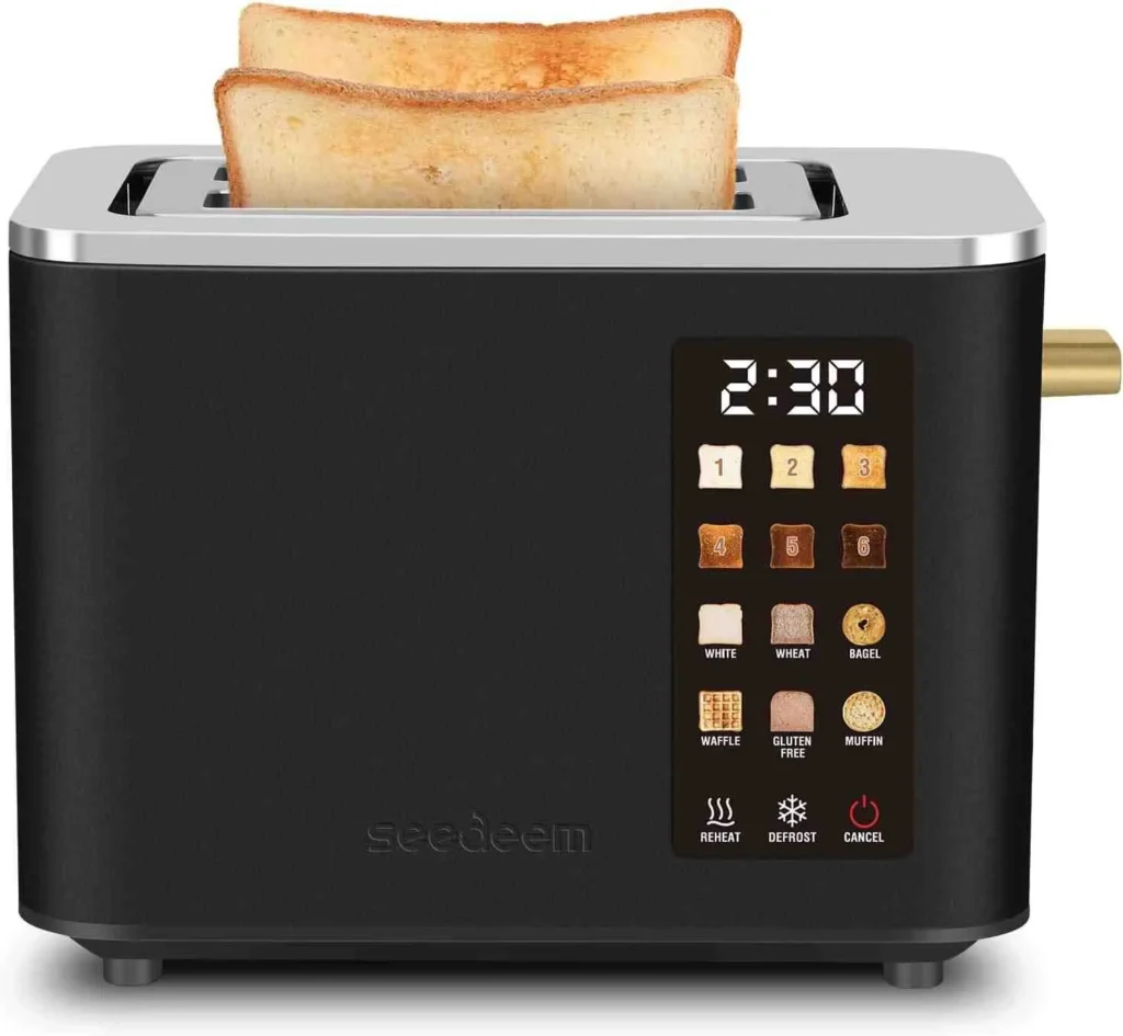 Black Stainless Toaster