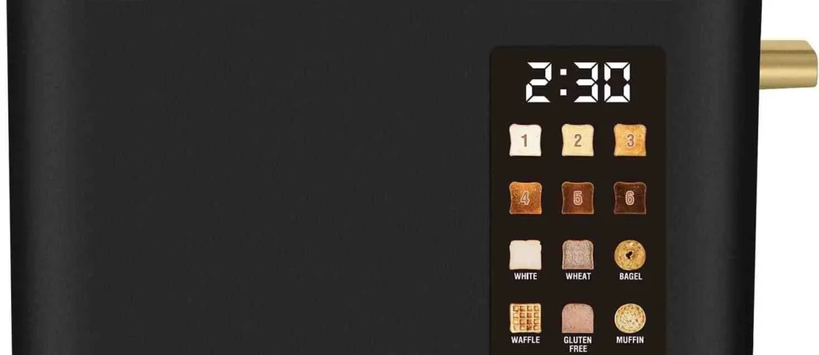 Black Stainless Toaster