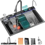 Digital Display Waterfall Kitchen Sink $329.99 on Amazon