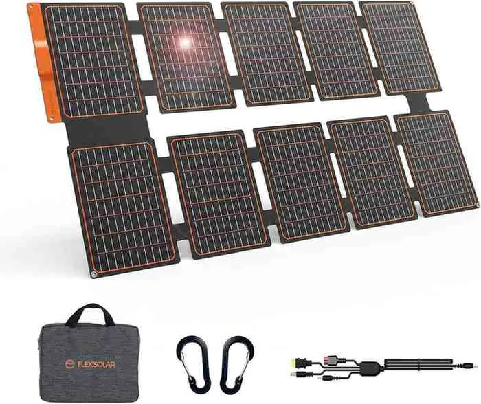 FlexSolar 100W Portable Solar Panel $74.69 on Amazon