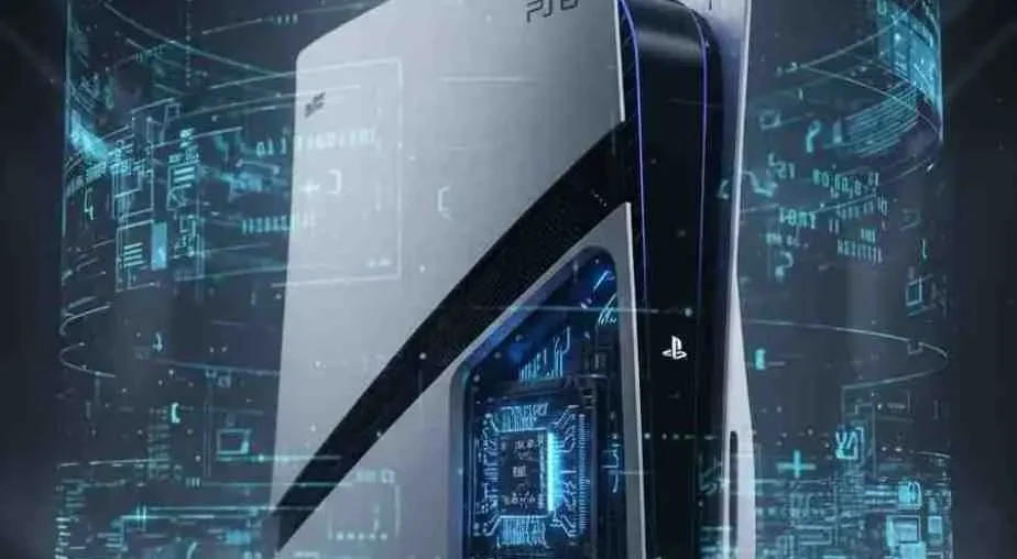 Visual concept inspired by Sony’s teased GPU technology for PS6.