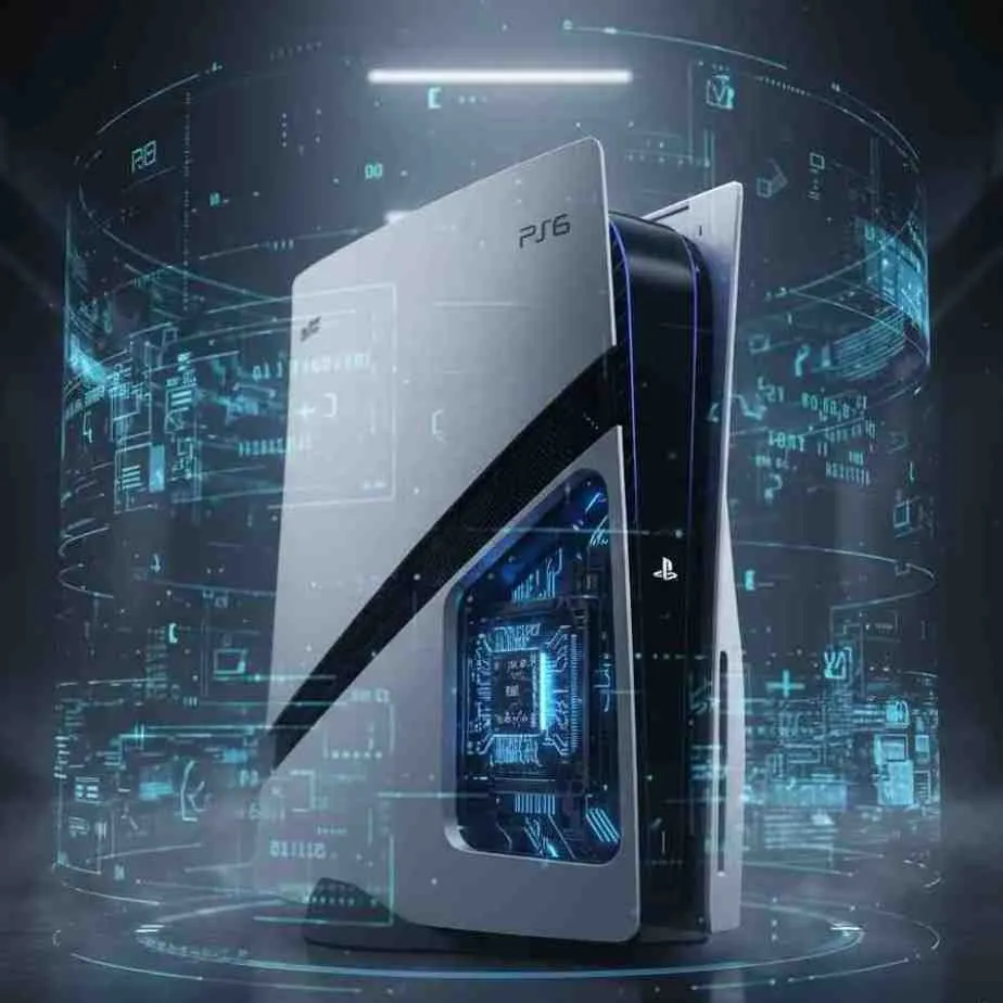 Visual concept inspired by Sony Teases GPU technology for PS6.