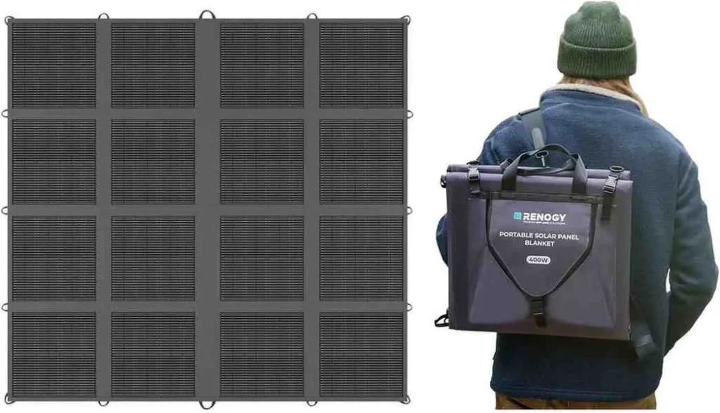 Renogy 400W Portable Solar Panel Blanket for $469.99 on Amazon
