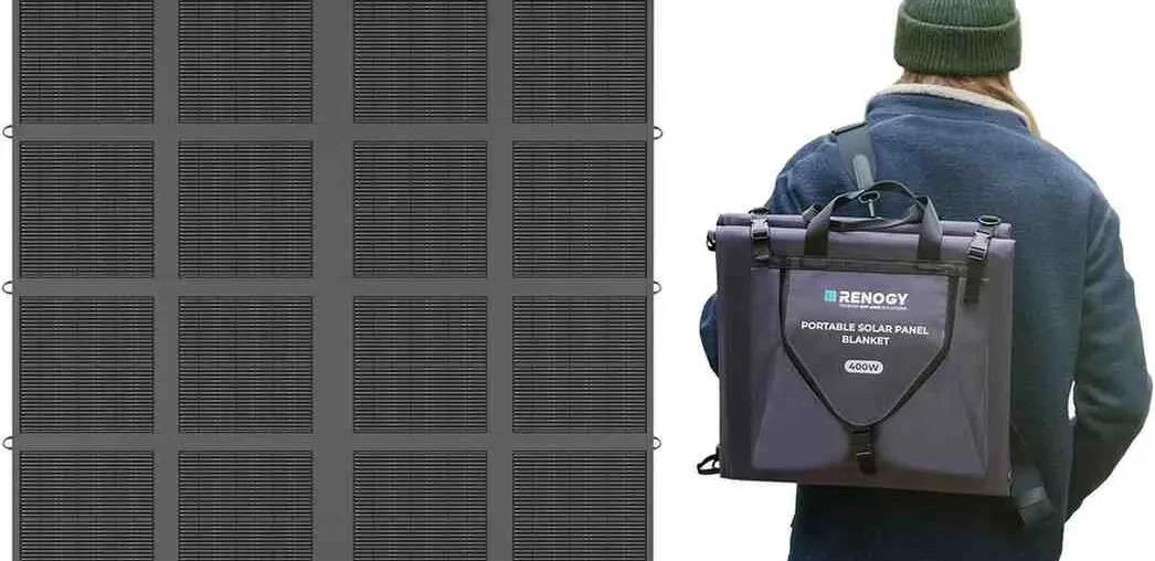 Renogy 400W Portable Solar Panel Blanket for $469.99 on Amazon