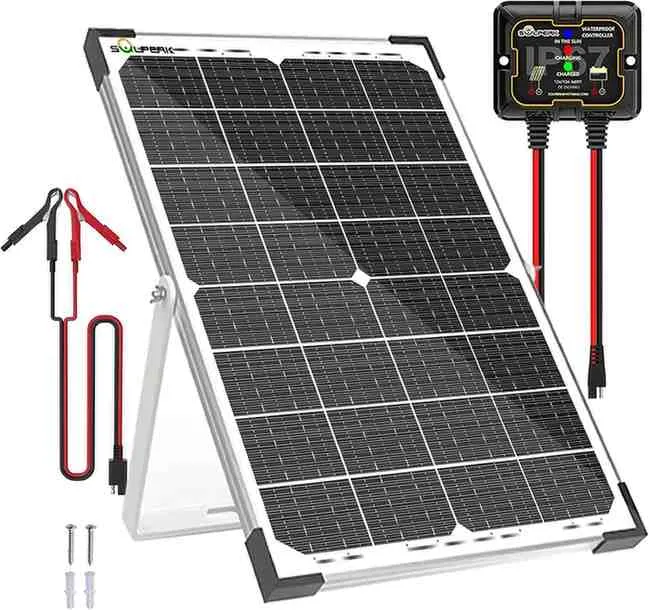 SOLPERK 30W Solar Battery Charger $56.99 on Amazon