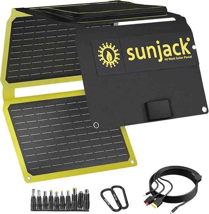 SunJack 40 Watt Foldable Solar Panel $129.99 on Amazon