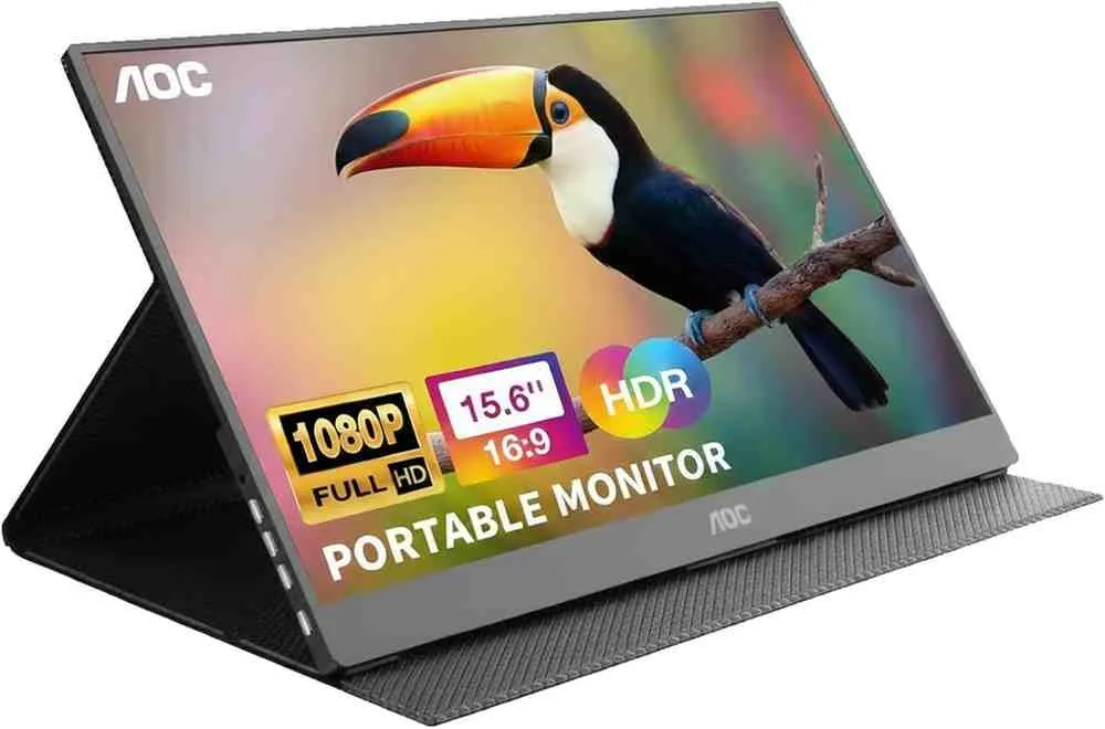 AOC 16T20 Portable Monitor 15.6" FHD 1080p IPS Display