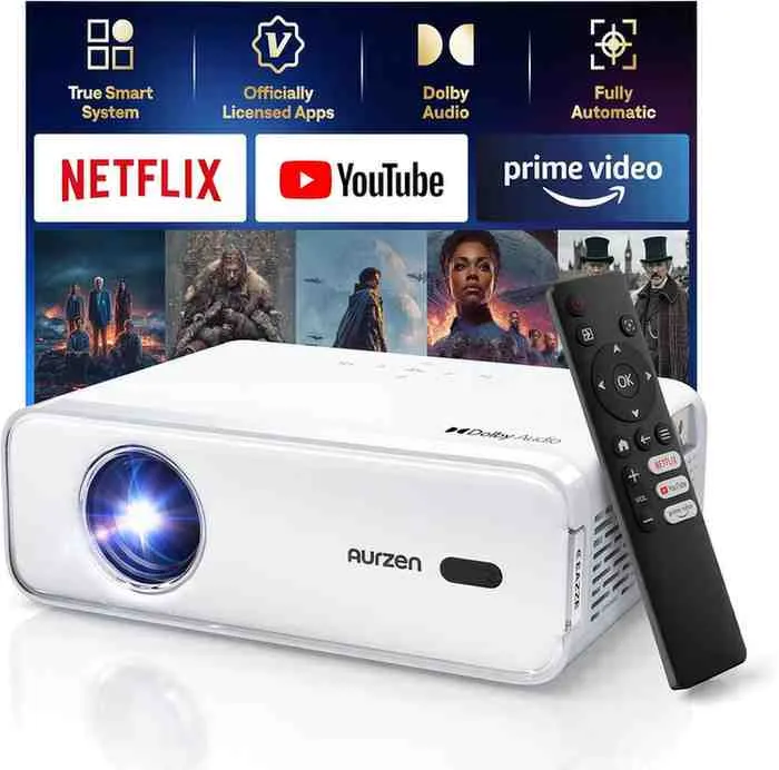 Aurzen EAZZE D1 Smart Projector with WiFi