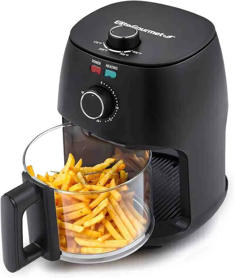 Elite Gourmet EAF2305 Glass Air Fryer