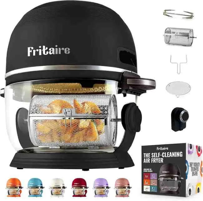  Fritaire Self-Cleaning Glass Air Fryer