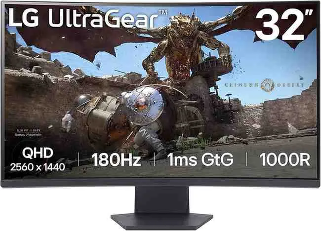 LG Ultragear Curved Gaming Monitor 