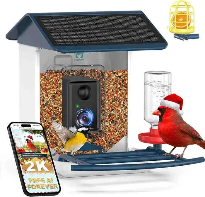 Bird Feeder with Built-in Camera